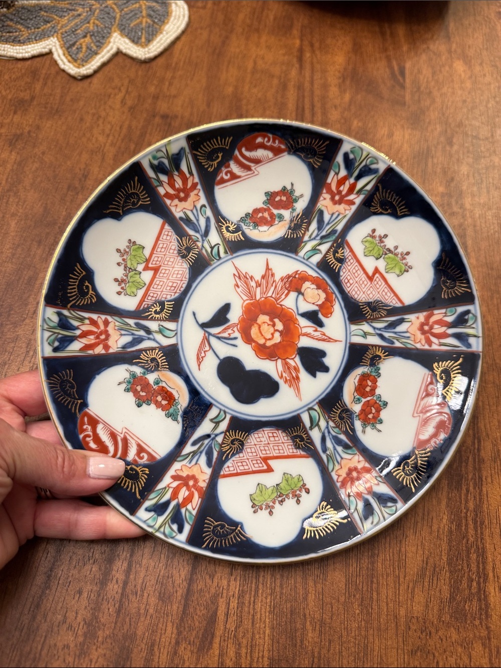 Vintage Japanese Imari Plate